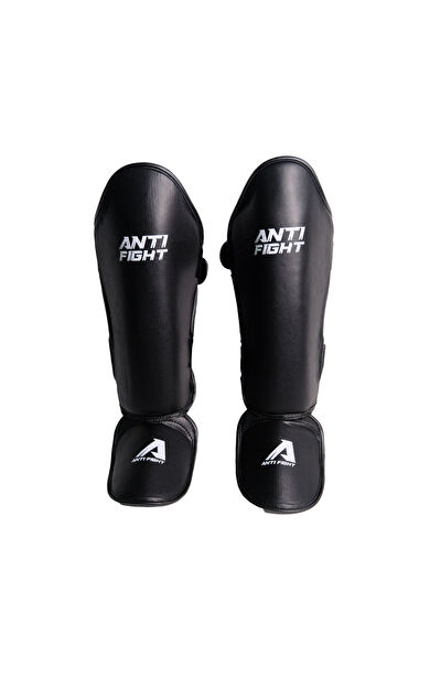 AntiFight Siyah Basic Pro Muay Thai Kick Boks Kaval Koruyucu